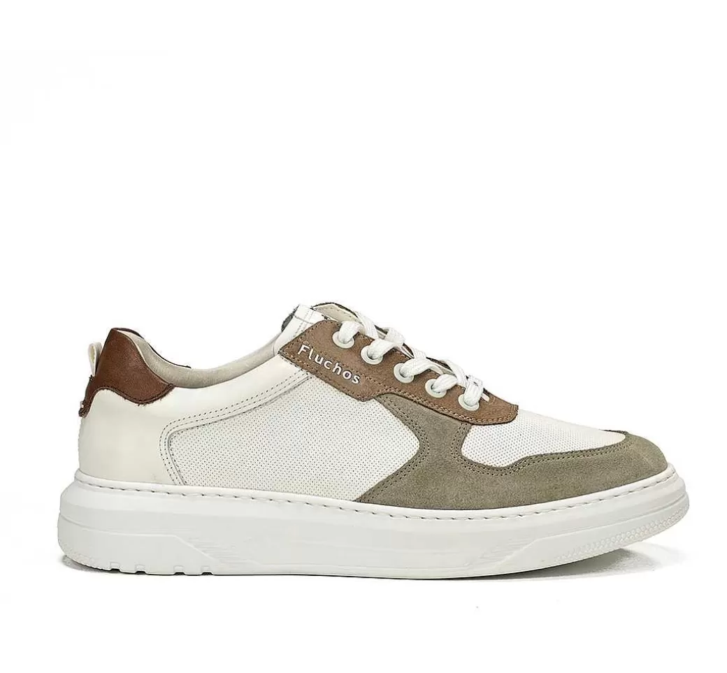 Fluchos Boston F1970 Deportivo Verde^Hombre Cordones