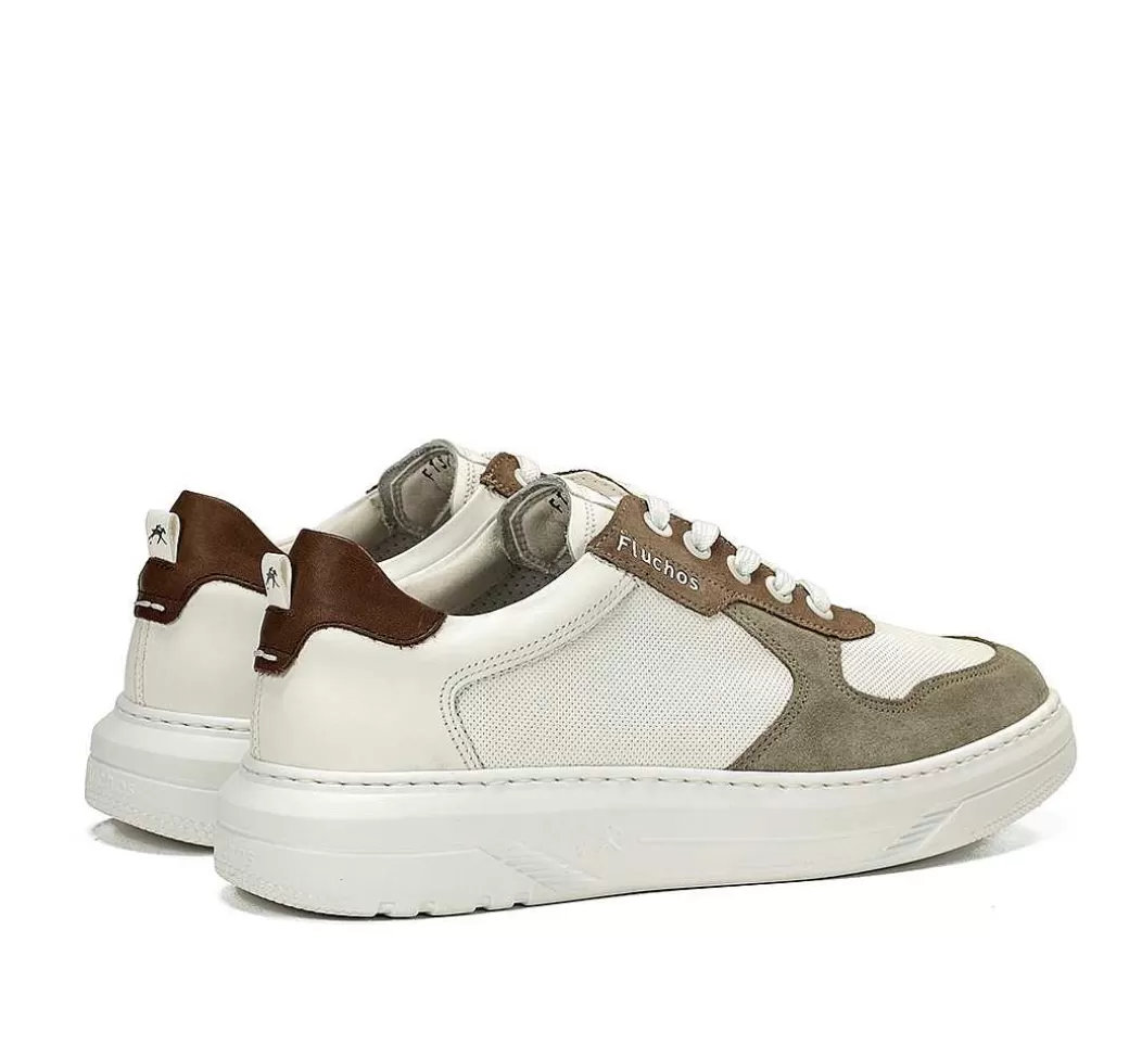 Fluchos Boston F1970 Deportivo Verde^Hombre Cordones