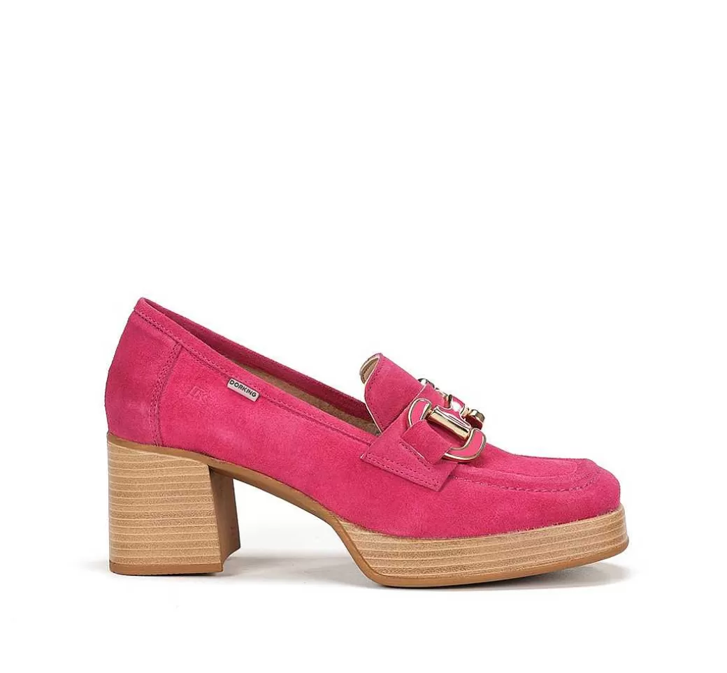 Fluchos Cristel D9232 Mocasin Rosa^Mujer Zapatos De Tacón