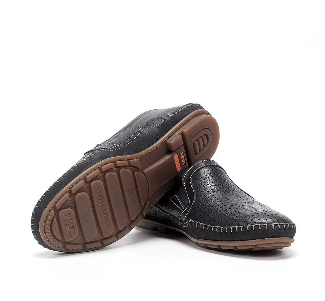 Fluchos Dorian F1177 Slip On Azul^Hombre Slip On