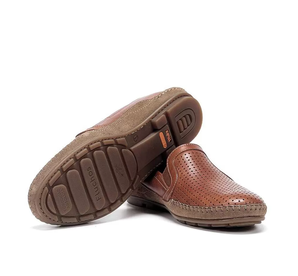 Fluchos Dorian F1177 Slip On Marron^Hombre Slip On