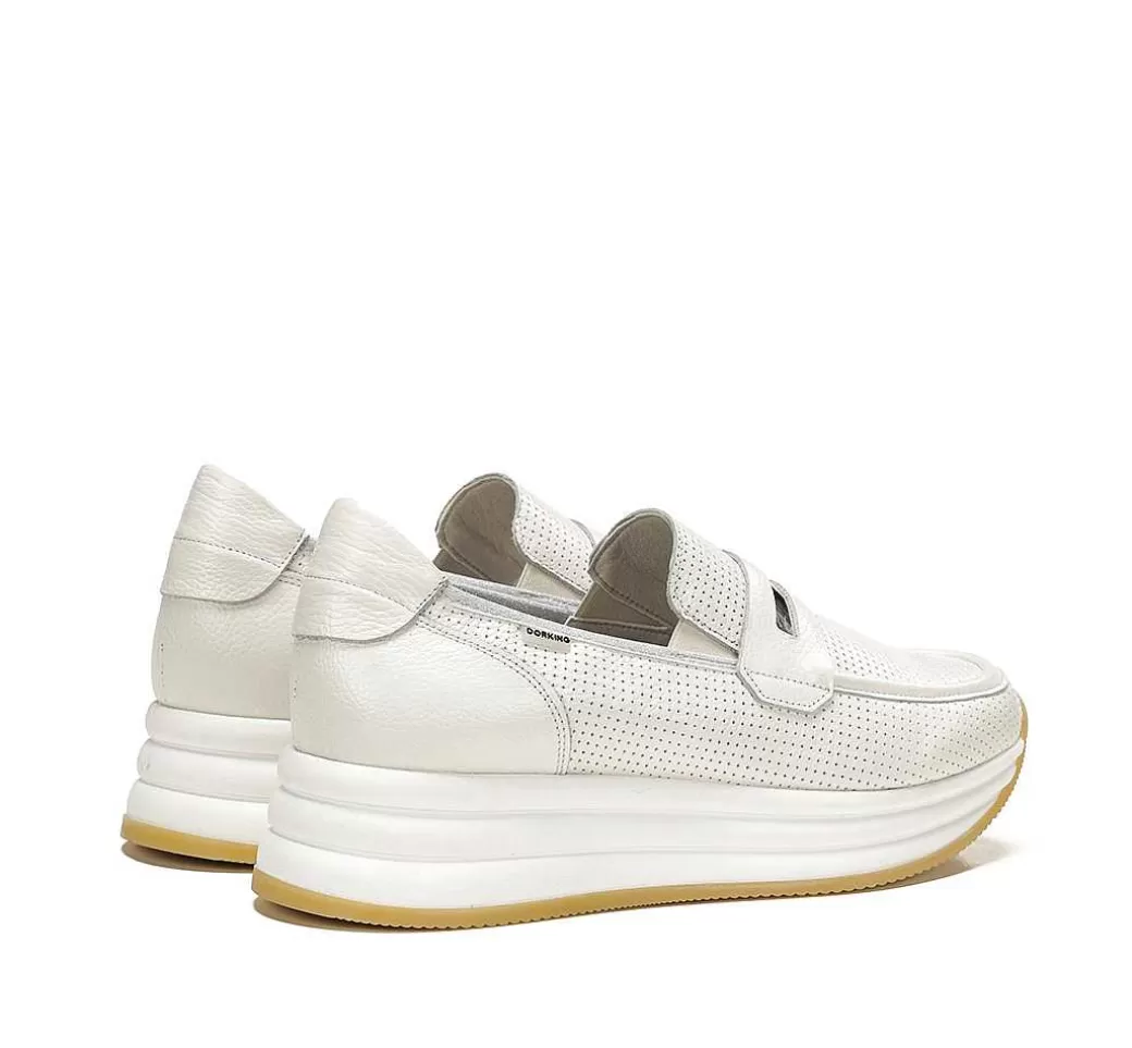 Fluchos Draz D9243 Mocasin Blanco^Mujer Mocasines