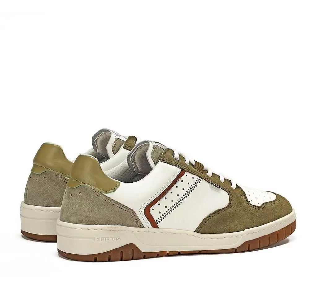 Fluchos Roger F1954 Deportivo Verde^Hombre Cordones