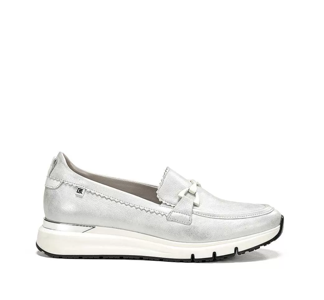 Fluchos Serena D9047 Mocasin Plata^Mujer Mocasines