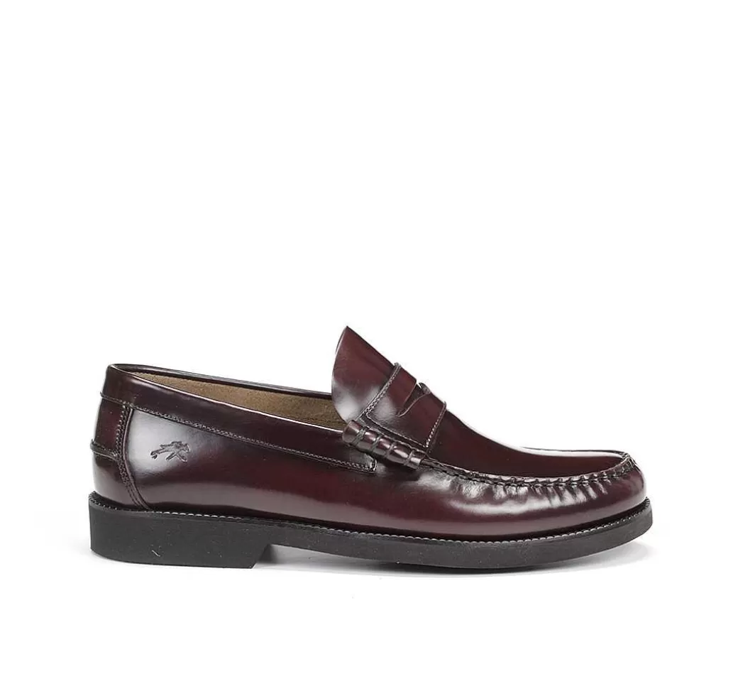 Fluchos Stamford F0047 Mocasin Burdeos^Hombre Mocasines