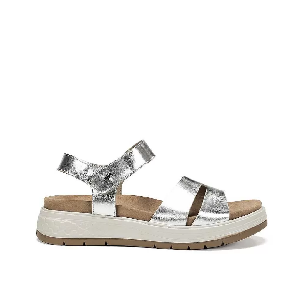Fluchos Street F2006 Sandalia Plata^Mujer Zapatos Planos