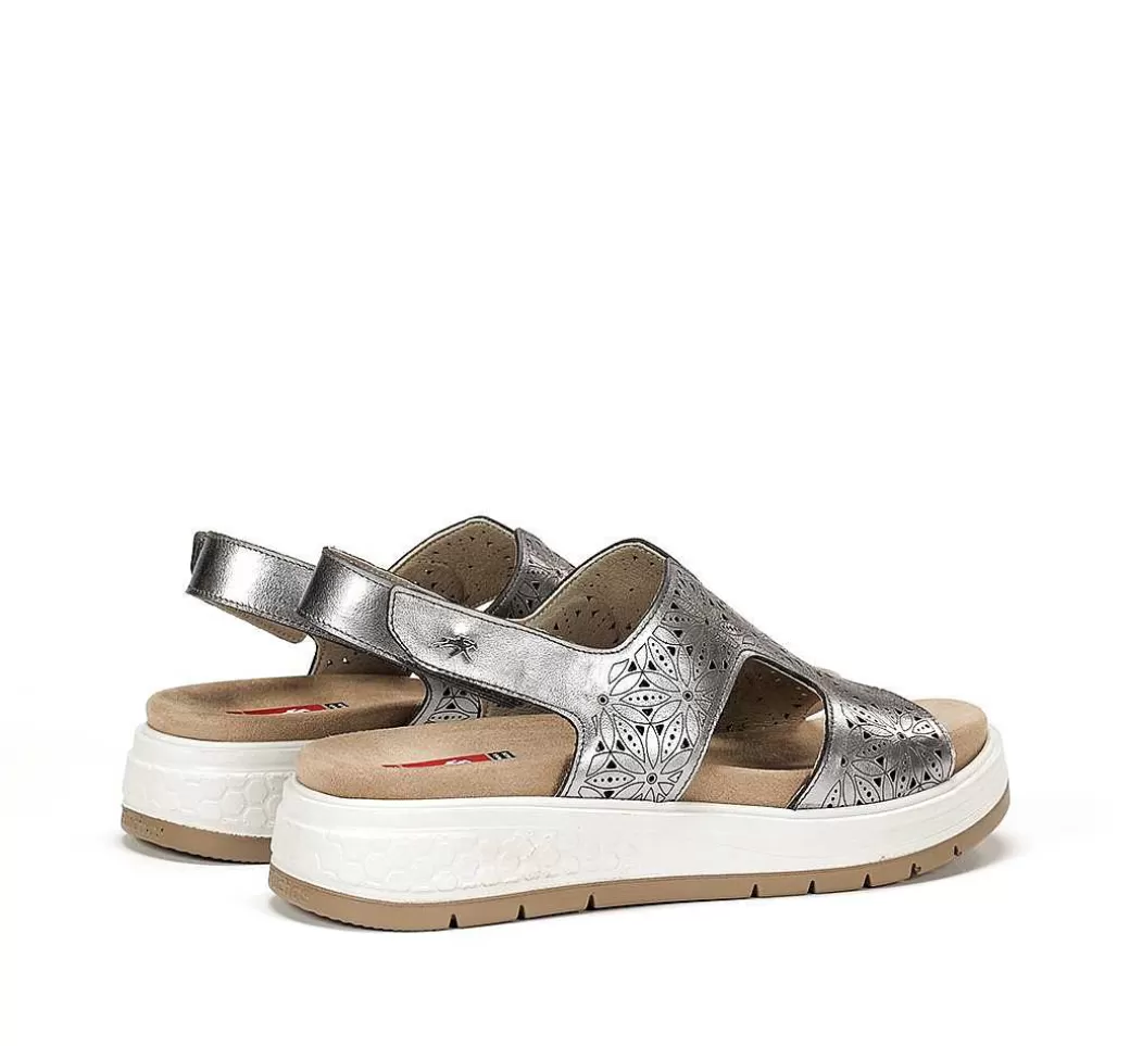 Fluchos Street F2007 Sandalia Plata^Mujer Zapatos Planos